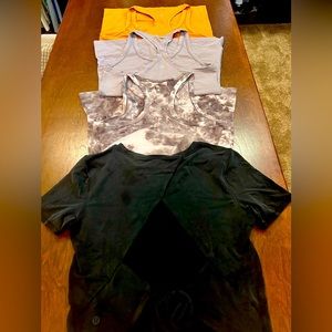 Lululemon tank tops and crop shirt…Bundle…